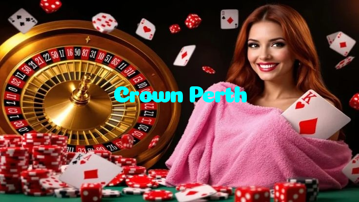 Crown Perth casino presented on mobile device in Pakistan with slots and live games